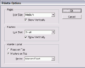   Palette Options
