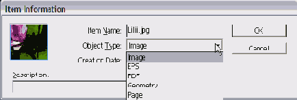   Object Type list